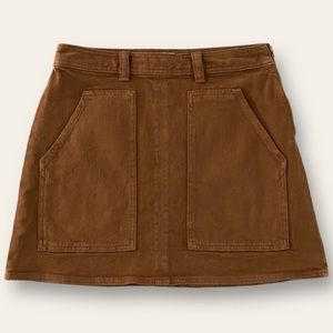 Wilfred Free Brown denim skirt